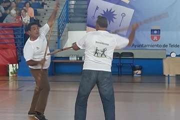 Encuentro nacional del juego del palo en Telde (Foto TA)